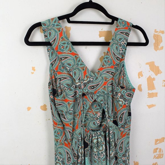 Anthropologie Green Canyon Maeve Maxi Dress Sz - Picture 12 of 16